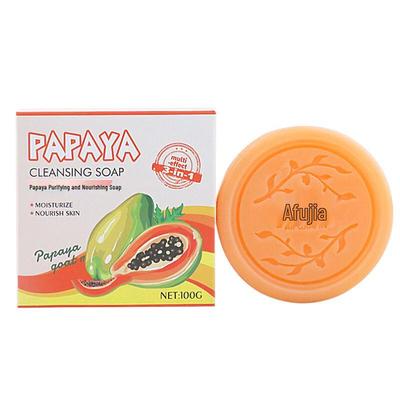 AIFUJIAPIN Papaya Handmade Cleansing Soap (3-Pack)