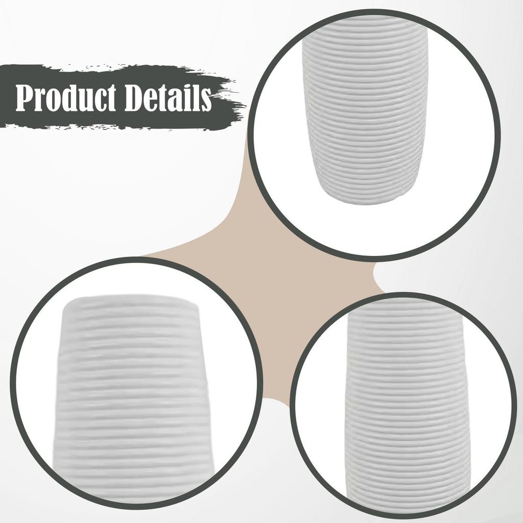 Vysoká váza Stylová na větve Sušené květiny Rustikální dárek Minimalistická váza na květiny pro obývací pokoj na statku Svatba