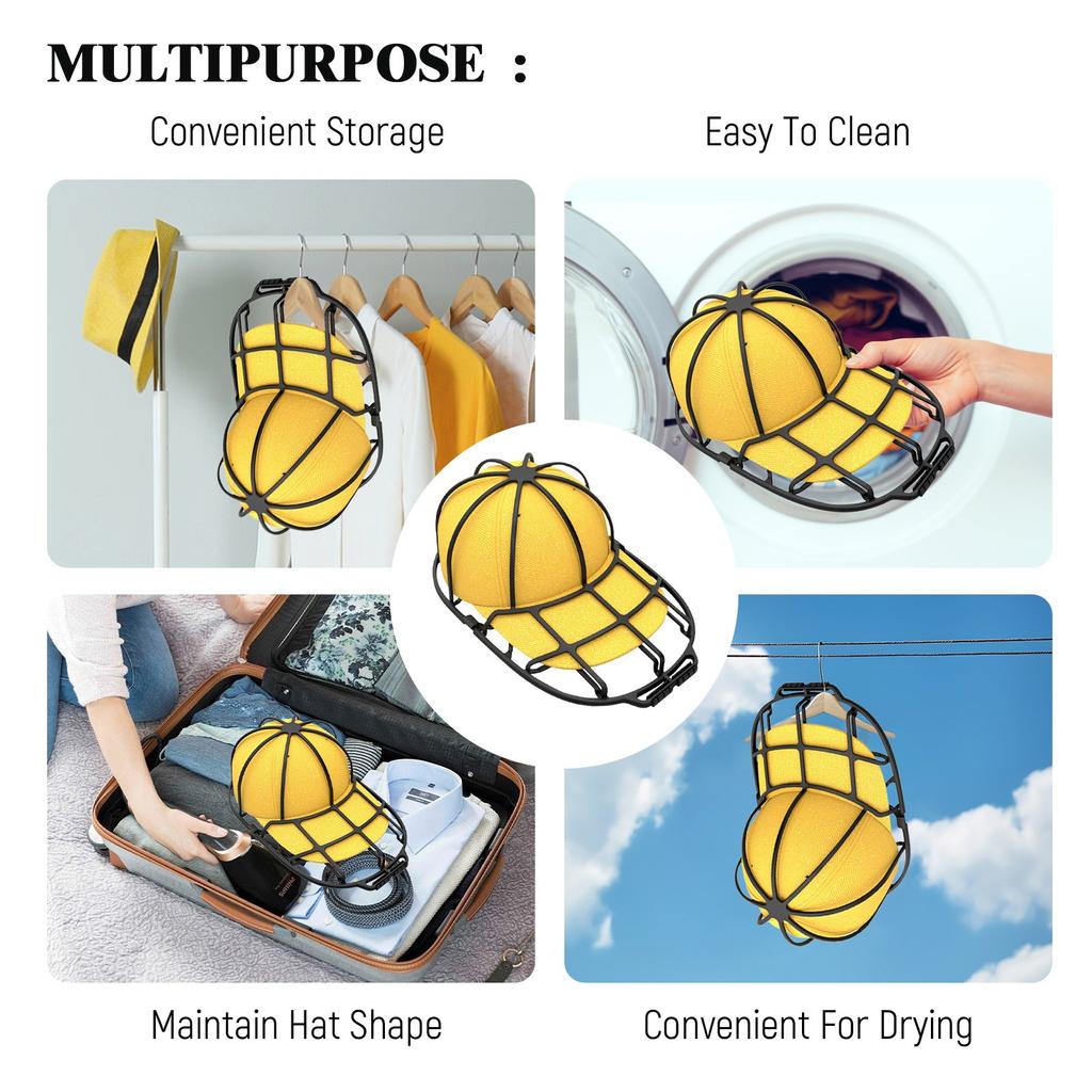 Hat Washer For Washing Machine, Baseball Cap Washer, Dishwasher, Hat, Flat Cap And Bow Cap Storage