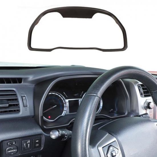 Matte Black Dashboard Meter Display Frame Cover Trim Bezels For 4Runner 2010+