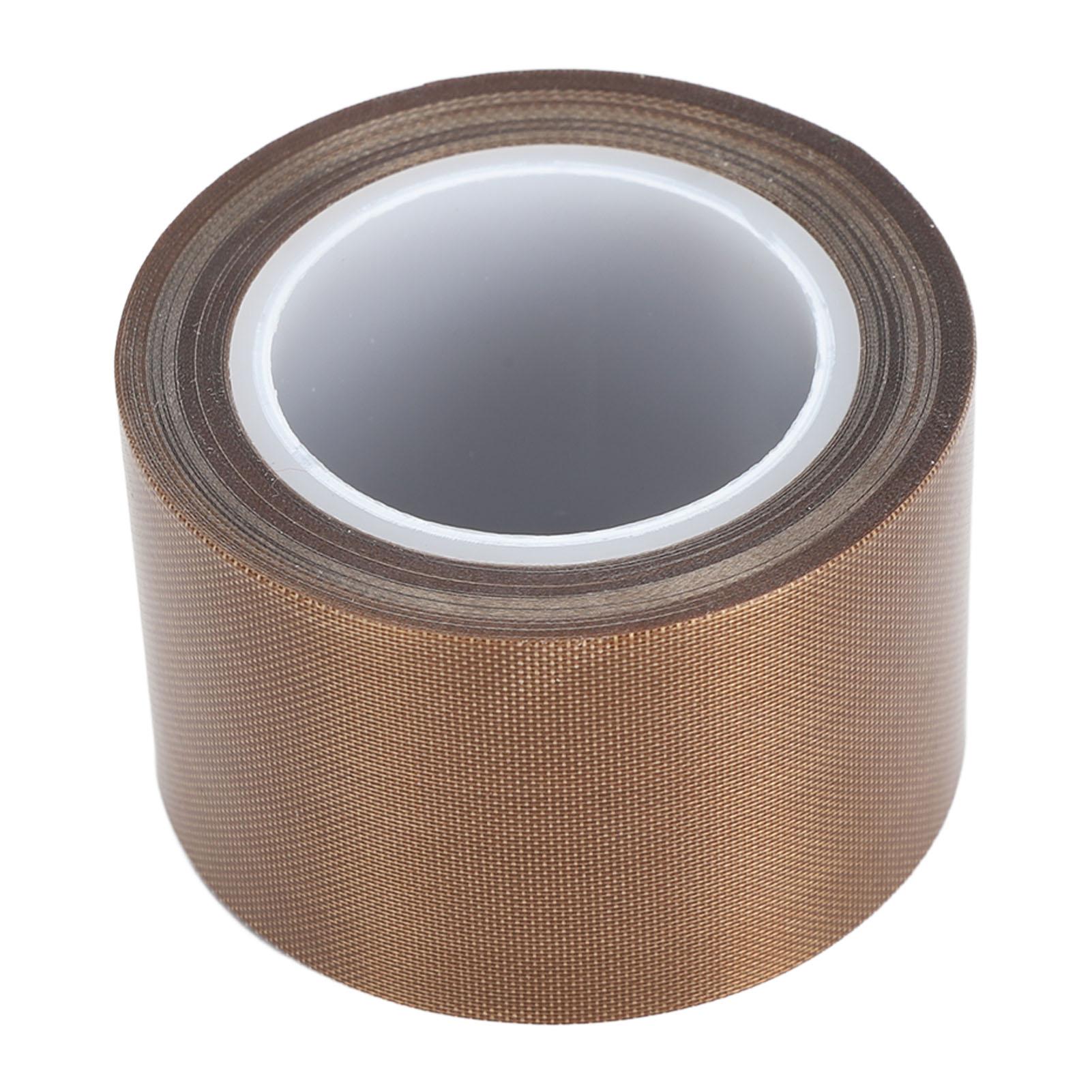 

Лента из стеклоткани ПТФЭ 32,8 фута, высокотемпературная изоляционная лента ПТФЭ для вакуумного упаковщика 0.13x38mm/0.01x1.5in