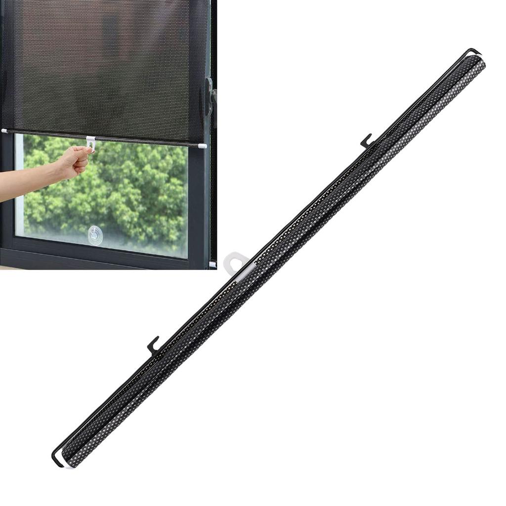 Auto Retractable Roller Sun Shade Block Strong Sunlight Car Sun Shade with 3 Suction Cups for Car Window