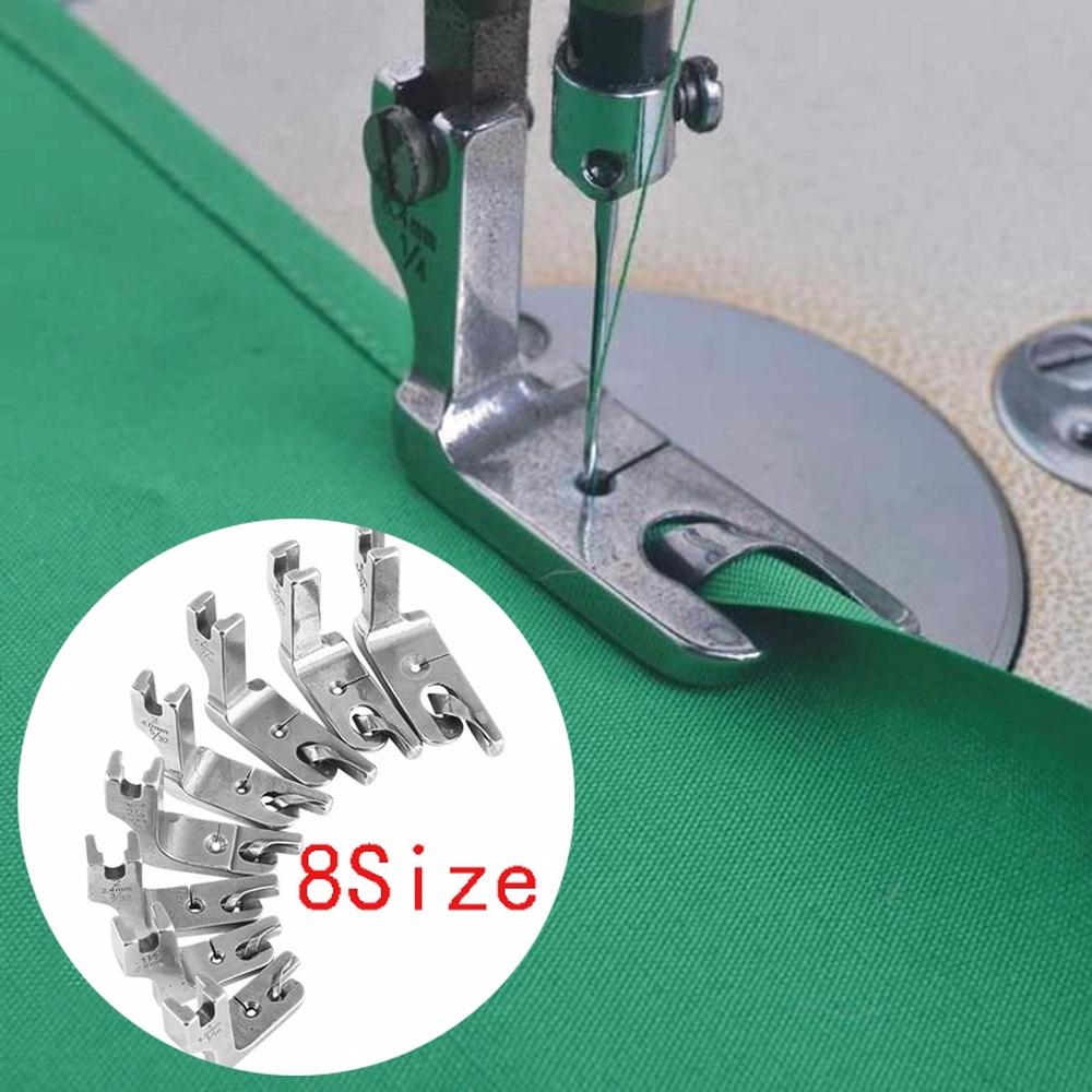 Piedino per cucire piedino premistoffa per macchina da cucire a letto singolo industriale universale per orlo arrotolato 1.6MM Piedino per cucire piedino premistoffa per macchina da cucire a letto singolo industriale universale per orlo arrotolato 1.6MM