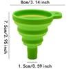 Foldable Silicone Funnel Portable Funnels Liquid Fill Hopper for Kitchen Jar Bottle Feeder Wine Auto Engine Oil Petrol Transfer