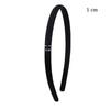 Black Simple Wide Headband Girl Women Black White  DIY Craft Material Cloth Headband Semi-finished Hair Accessories