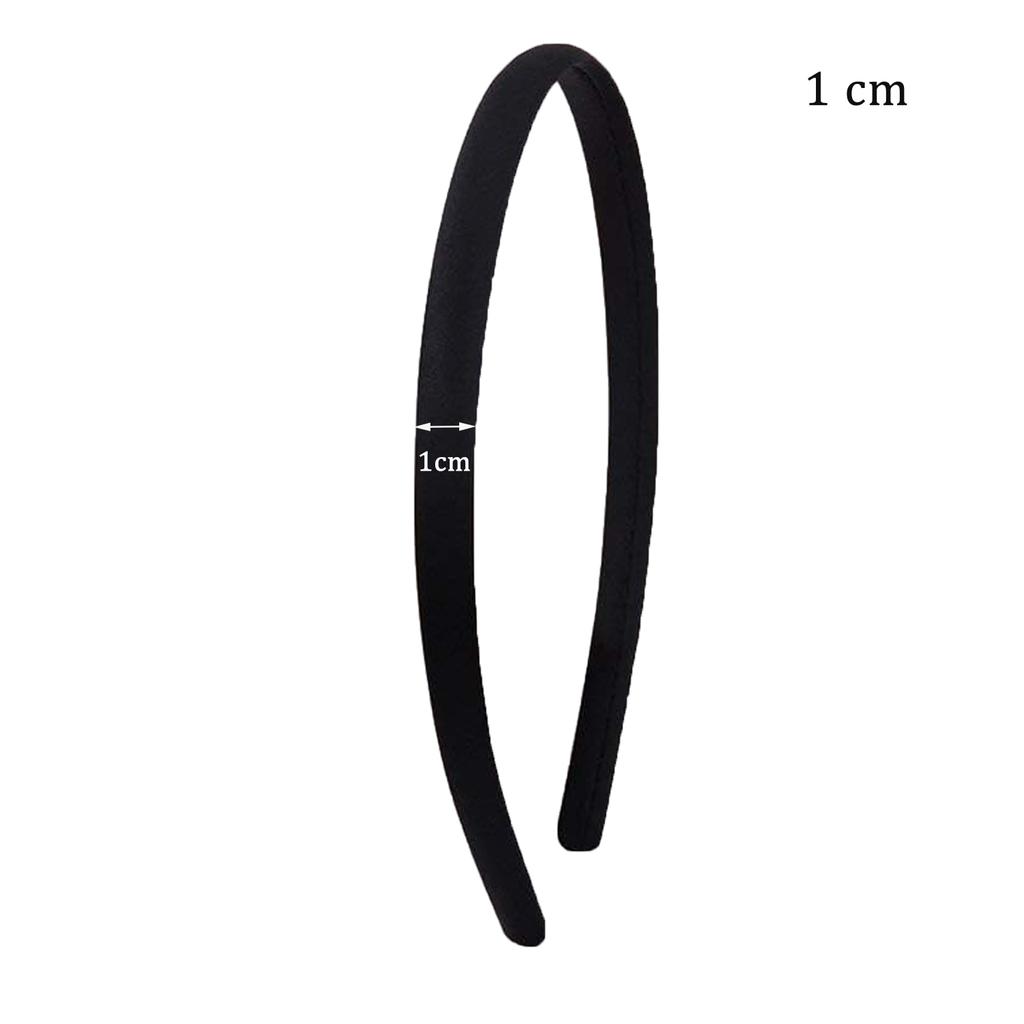 Black Simple Wide Headband Girl Women Black White  DIY Craft Material Cloth Headband Semi-finished Hair Accessories