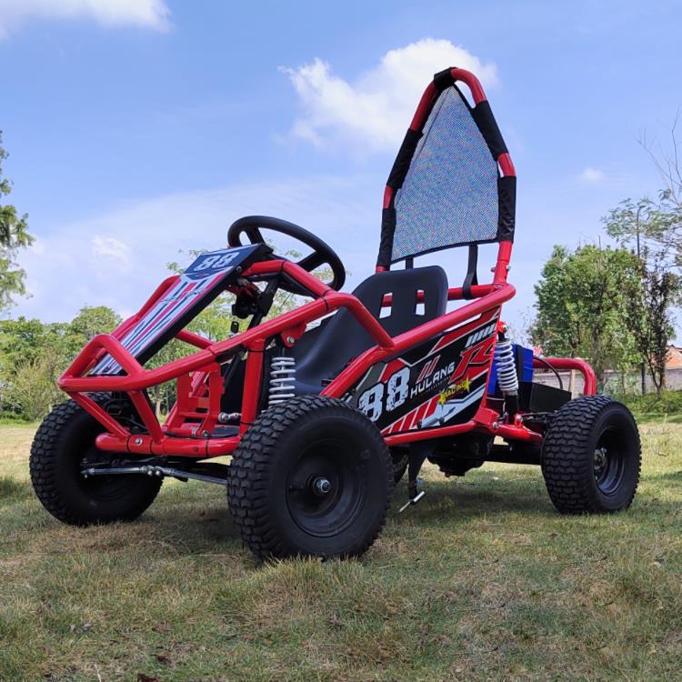 48V 500W Kids' Electric Go-Kart Off-Road Truck & Snow Sled ATV