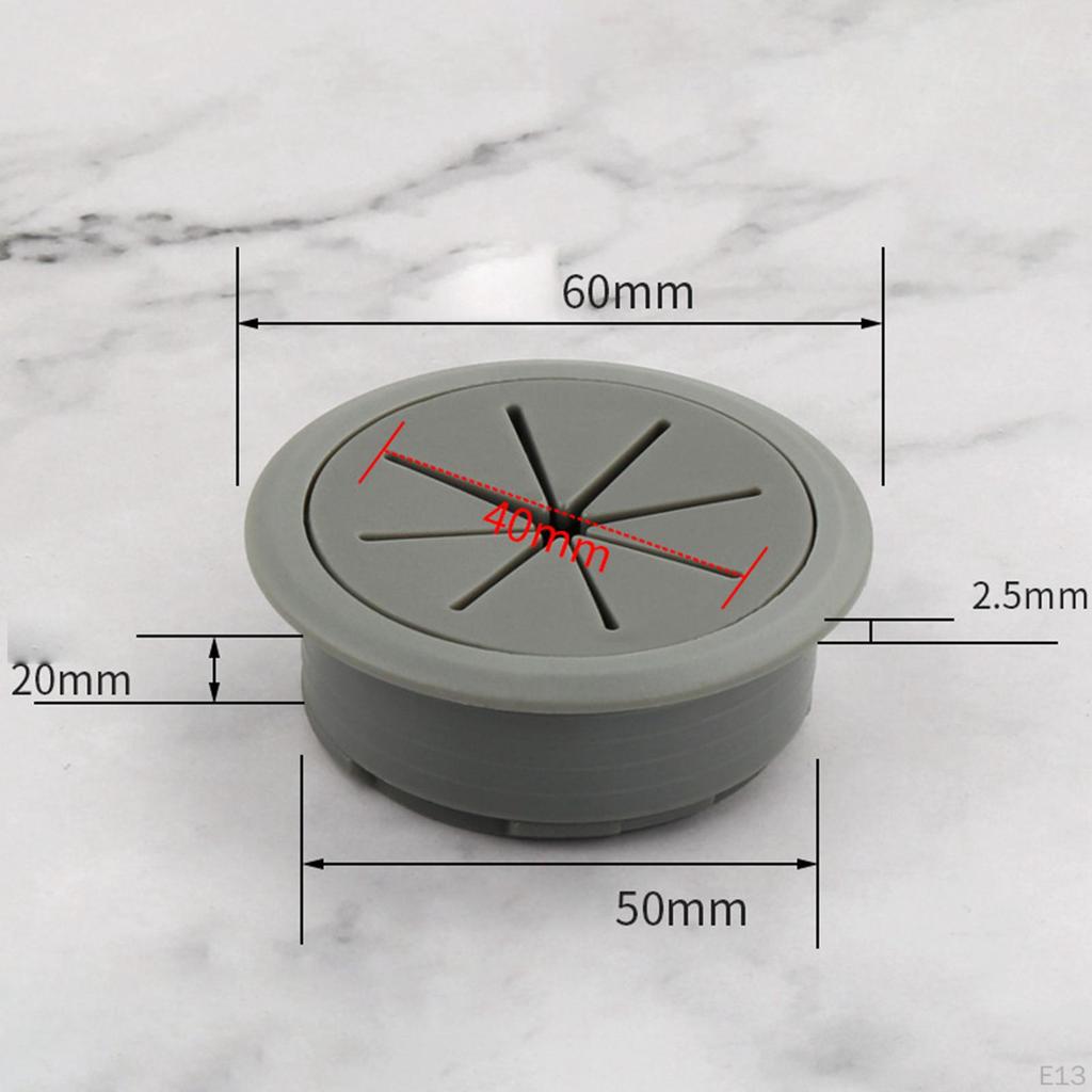 Cable Hole Cover Cord Management Arrange Wires & Cords through Desktop Equipment Wire Hider