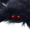 Halloween DIY Ornament Black Plush Spider Artificial Spider Horror Giant Spider Haunted House Decor