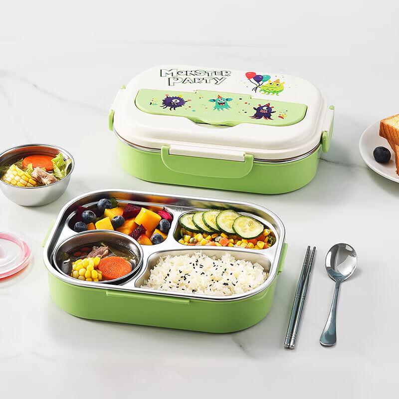maxcook Раздельный термо-ланч-бокс из нержавеющей стали 316L, 1,6 л