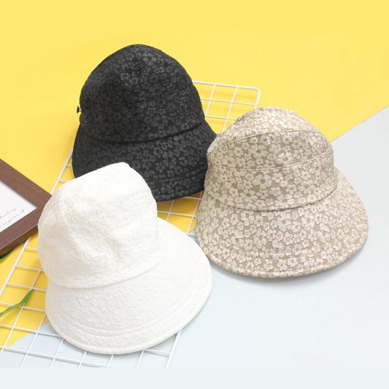 

Women s summer middle-aged mom hat sunlight sun cap C6990_Ivory (White)