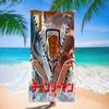 C-Chainsaw M-Man Microfiber Printed Beach Towel Mountain Climbing Yoga Beach Swimming Running Absorbent Soft Towel