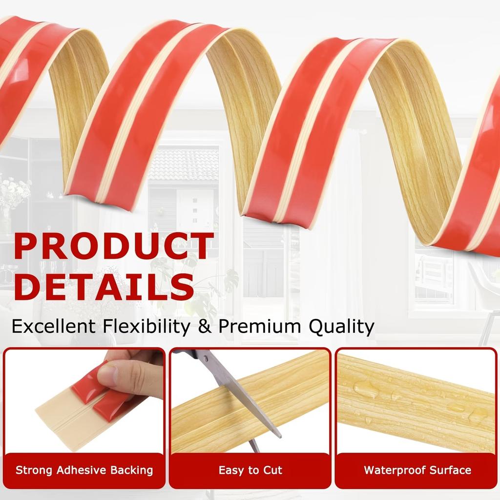 1PC 2cmx3meters Stick Wall Trim Molding, Flexible Corner Trim Moulding Inside & Outside Wall Corner Protector for Wall Edge