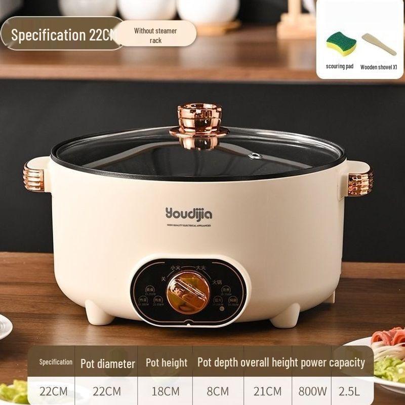 Compact Multi-Function Electric Cooker: Rice, Noodles