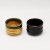 Fukubeya Mino ware glazed special sake cup choko set of 10 Standard design made in Japan Comes in a gift box Perfect for celebrations and presents -