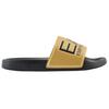 Emporio Armani EA7 Sandali a ciabatta piatti con punta tonda Sandali unisex Giallo 7X000108AF15118MZ097