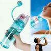 New Creative Spray Water Bottle Portable Atomizing Bottles Outdoor Sports Gym Drinking Drinkware Bot