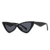 1038 Zebra Pattern Catwalk Sunglasses Women Narrow Model Street Style Cat Eye Fashion Trendy
