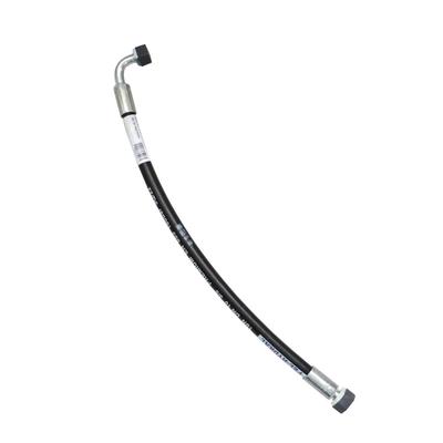 Hydraulic Hose M18x1.5 Thread Straight/90 Degrees (elbow) -500mm DN10-1SN (AK-10-500, P11P12) 18MPa PZL HYDRAL