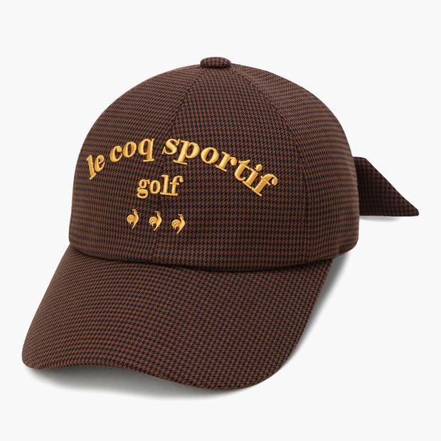 LECOQ GOLF Women'S Pattern Ribbon Detachable Cap (Gq322Lcp93)