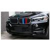 For BMW X6 F16 15-19 3-Color Front Center Mesh Grille Grill Strip Trim 3PCS
