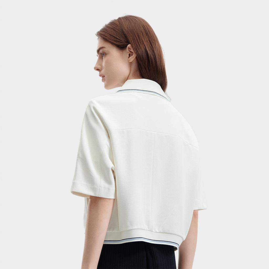 New FILA Knitwear Women's Steam White F11W421501FIV