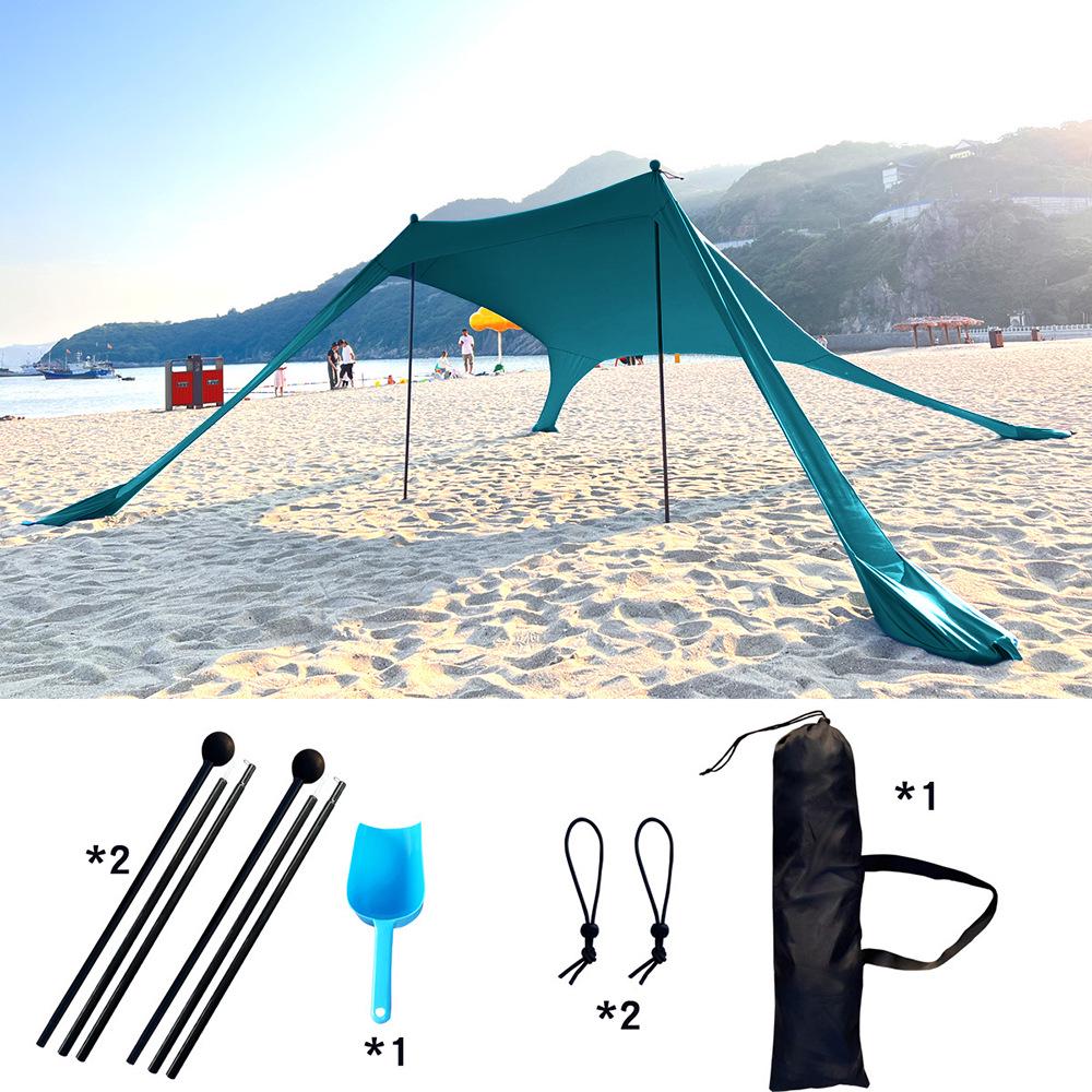 Seaside Portable Camping Canopy Tent Sunshade for Outdoor Beach and Fishing