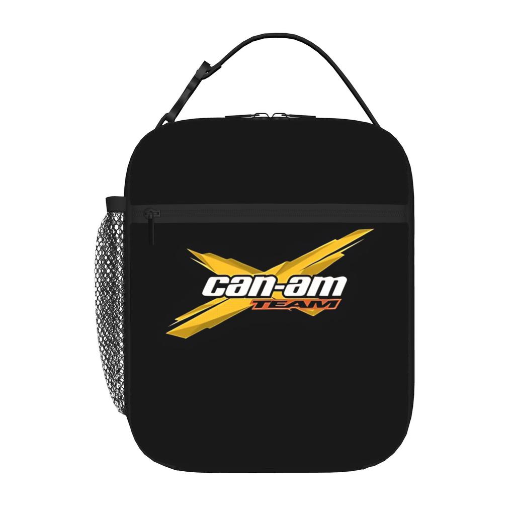 1 Piece Zipper Closure All Terrain Vehicle Storage Bag Pocket Can-Am School Lunch Food Box Reusable For Lunch Food Bag