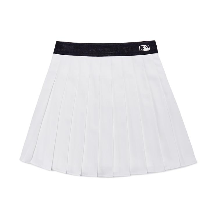 New MLB New York Yankees Casual Short Skirts Women's White 3FSKB0123-50WHS