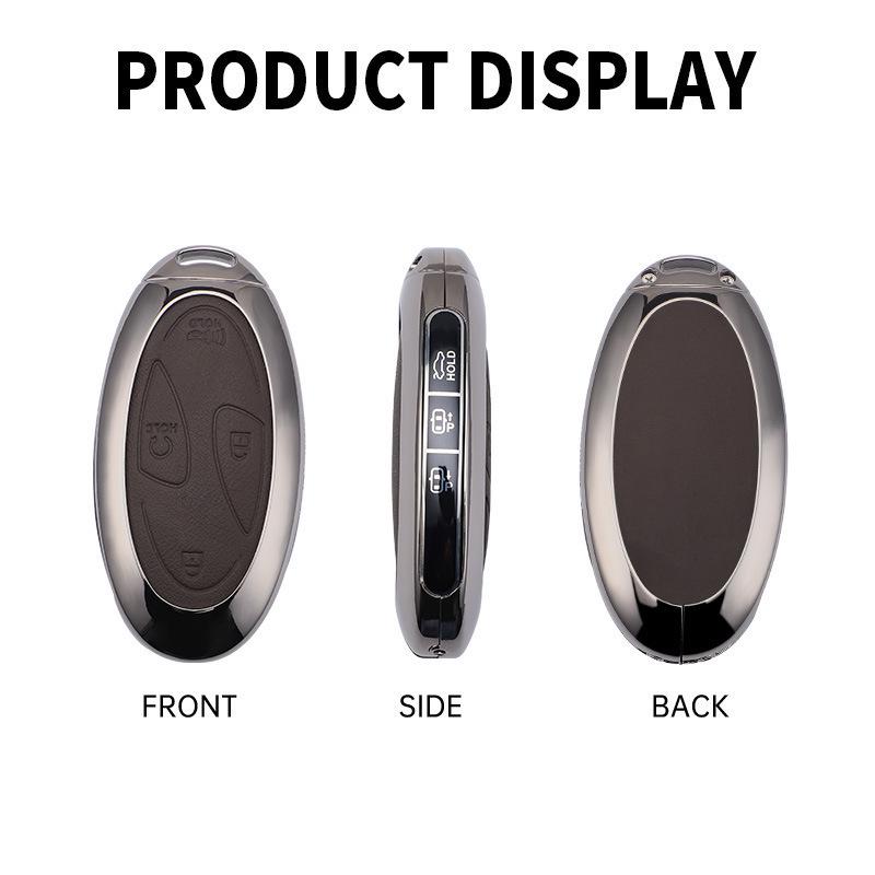 Key Case for Modern Tucson, 11th Gen Sonata, Encino, Santa Fe, and Elantra Models