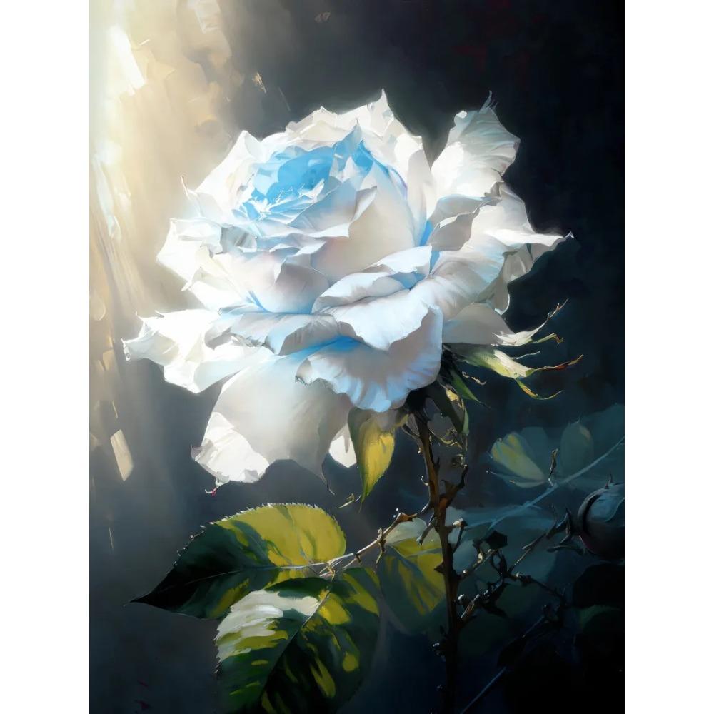 Big Flower Oil Paintings Print On Canvas Living Room Wall Art Decor Prints Modern Design Floral Posters Artwork