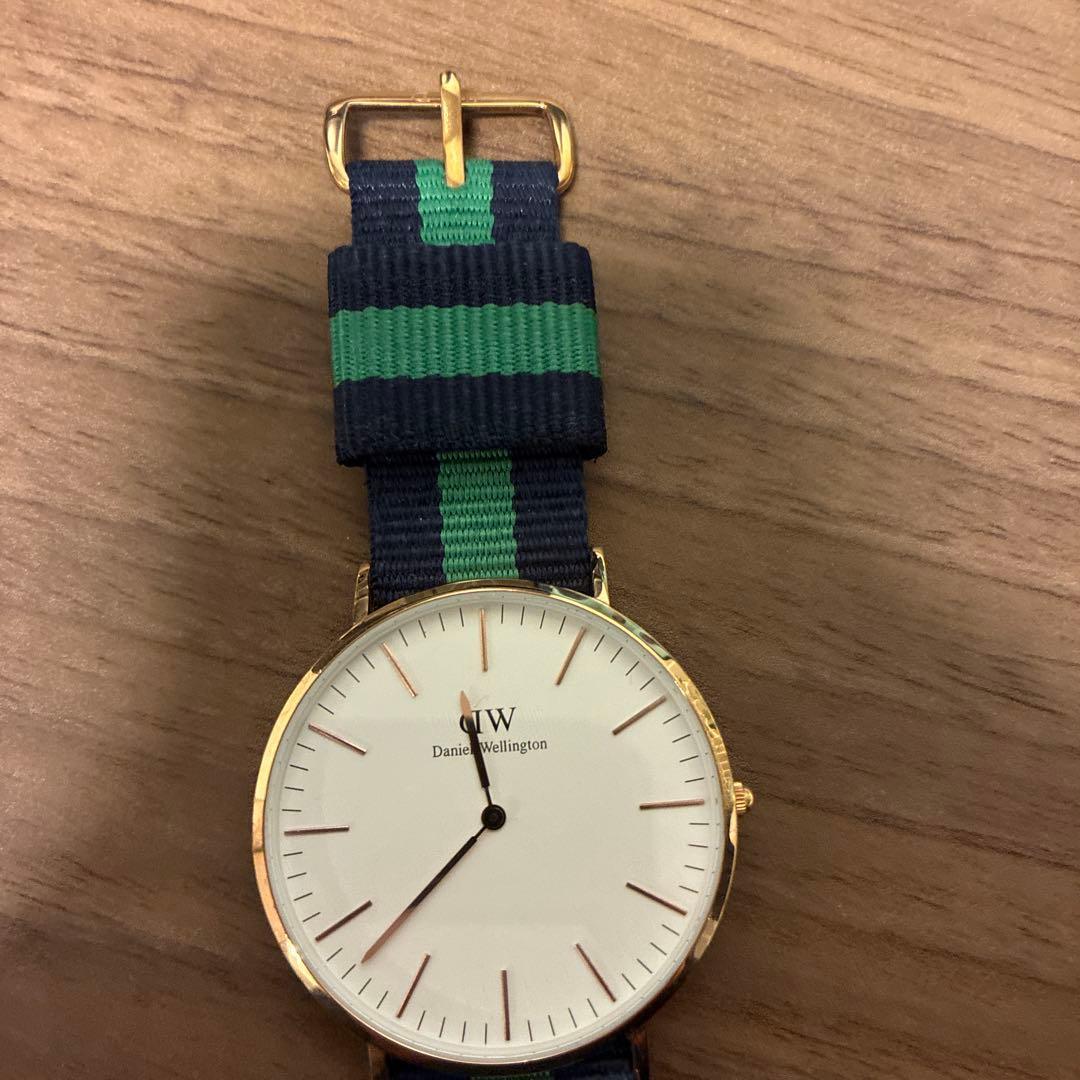 Used Good Condition Daniel Wellington Watch Navy/Green