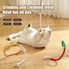 Cat Chew Rope Toy Cotton Rope Kitten Teething Toy with Catnip Interactive
