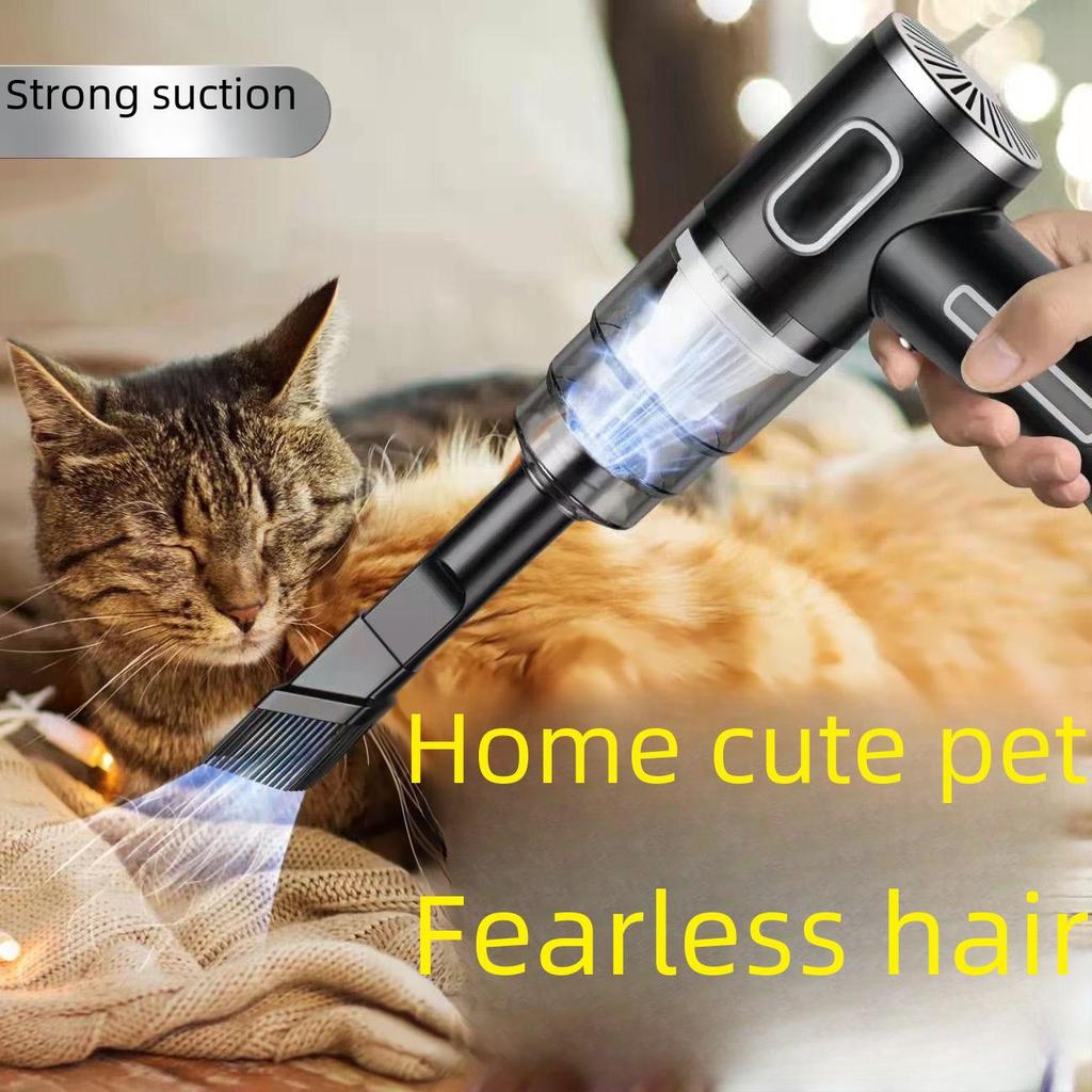 Wireless Portable Handheld Car Vacuum Cleaner with High Suction - Small Mini Dust Blower for Home Use