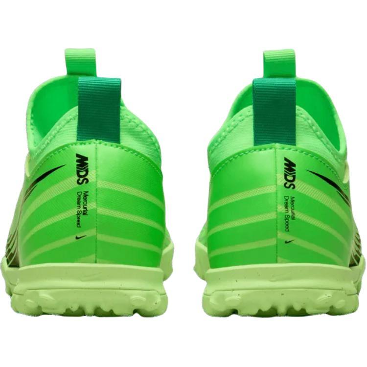 Nike Zoom Mercurial Vapor 15 Academy TF GS Dream Speed - Green Strike Barnesko Stadiongrønn Svart FJ7197-300