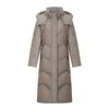 Genuine Women's Long Winter Down Jacket, 2024 New, Thick, 90% White Goose Down