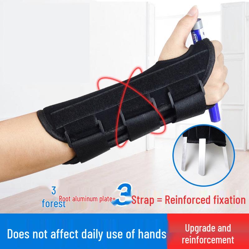 Wrist Brace: Steel Plate Support for Sprains, Fractures, and Postoperative Recovery Medium (Right)