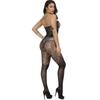 New Women's Jacquard Sexy One-piece Netwear Suspender Socks Hollow Out