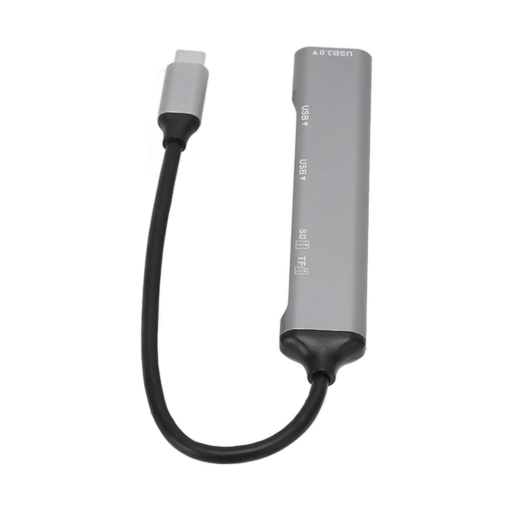 USB C Hub 5 in 1 Plug and Play Type C Hub Metal Electronics Type C Docking Station USB C Adapter for Windows for Linux