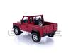 TrueScale Miniatures MINI GT 1/64 Scale Land Rover Defender 90 Pickup, Masai Red, Left-Hand Drive, Complete Model