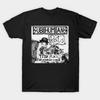 Men Black Print T-shirt Subhumans // Time Flies... But Aeroplanes Crash - Rats No-Cut Transfer Paper Print Cotton Tshirt