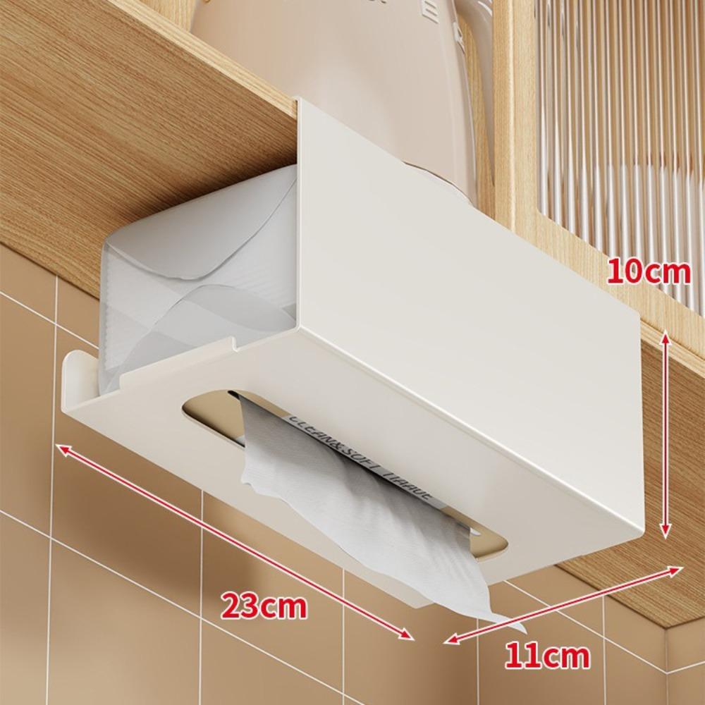 

Waterproof Wall-Mounted Tissue Rack Moisture-proof Napkin Storage Holder Household
