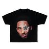 Unisex Kleidung Unisex Amerikanischer Harajuku High Streetwear Basketball Tops Y2k Paare Goth Hip Hop Baumwolle Kurzarm Looe T-Shirt