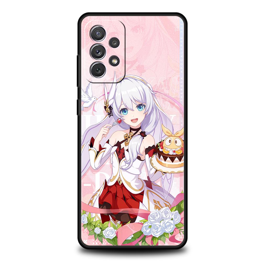 Чехол Honkai Impact 3rd Game для Samsung A24 A12 A14 A32 A50 A70 A20E A20S A10 A10S A22 A30 A40 A34 A54 A42 A52 A02S A04s Samsung A32 5G