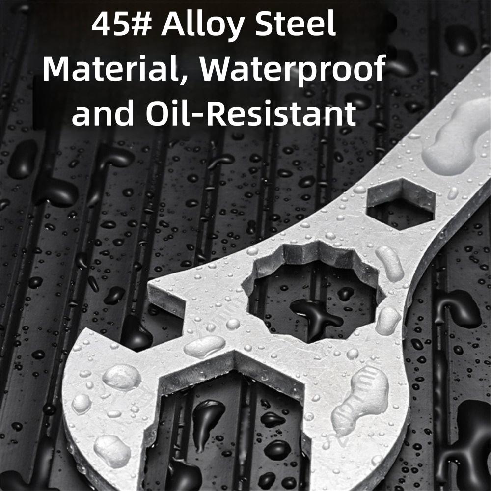 Alloy Steel Air Conditioner Wrench Thickening and Hardening Double-End Wrench Open End Wrench