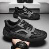 2024 Summer Breathable Mesh Casual Shoes Men Soft Sole Non-slip Running Shoes Fashion Versatile Sneaker Chunky Zapatos De Hombre