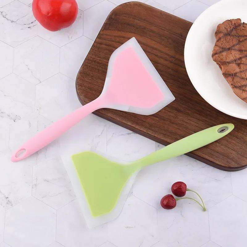 Household Cooking Spatula Kitchen Food Grade Yoki Cooking Stall Cake Spatula High Temperature Non-stick Special Silicone Spatula