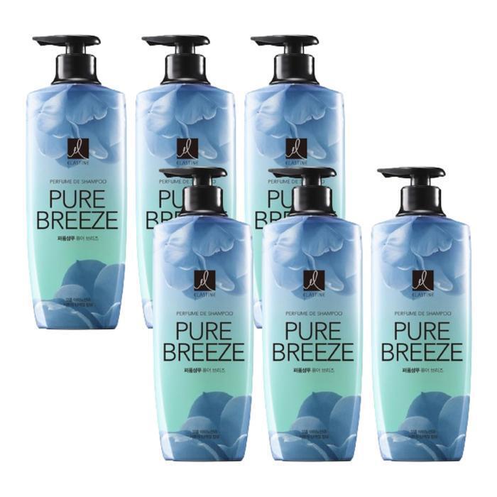 ELASTINE Perfume Pure Breeze Shampoo 600ml x 6 (9965060)