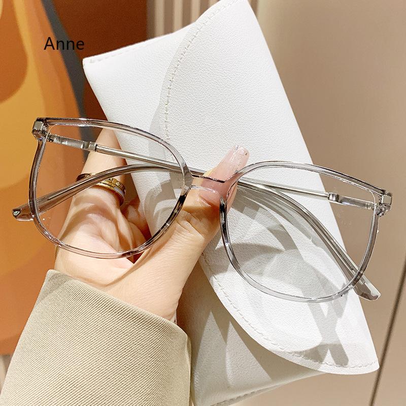 Women's Luxury Diamond Reading Glasses Men Oversized Cat Eye Far Sight Eyeglasses Blue Light Blocking Presbyopia 0+1.0+1.5+4.0