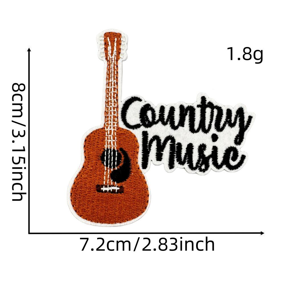 Western Cartoon Boy Denim Iron-On Embroidery Patches for Jackets and Clothing Decor